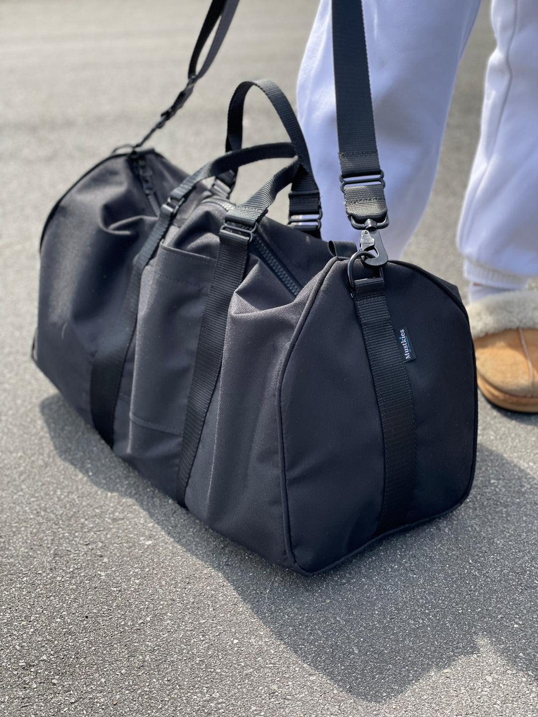 Sydney Adjustable Floral Bag Strap Black Classic - Modern and Chic Boutique
