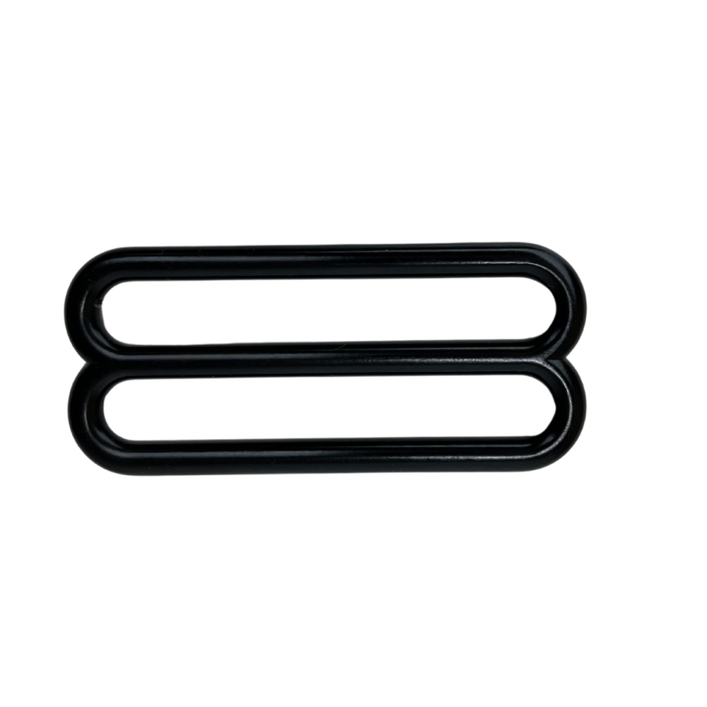 Mustkies Signature 2 " Slider Strap available in Black Matt Zinc Alloy. 3 Sizes