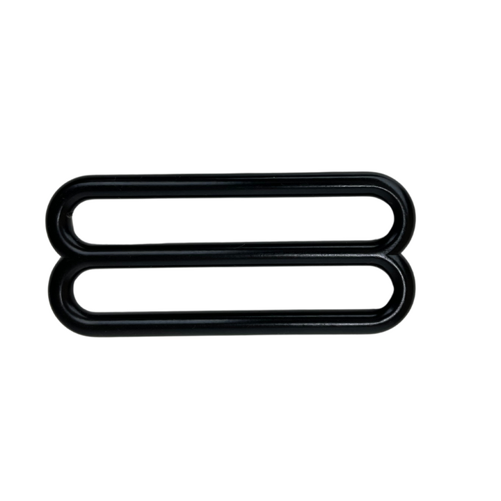 Mustkies Signature 2 " Slider Strap available in Black Matt Zinc Alloy. 3 Sizes