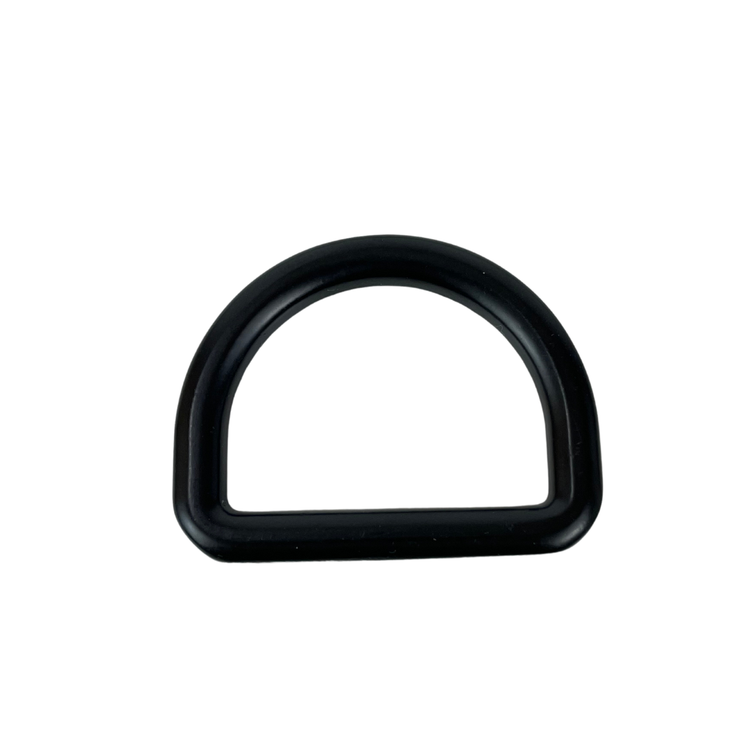 Mustkies Signature D Rings.  Perfect match with our Snap Hook. Customize your next project with Mustkies 1" D rings. Matt Black Zinc Alloy.Available in 3 sizes 