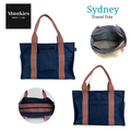 Navy W Orange Strap