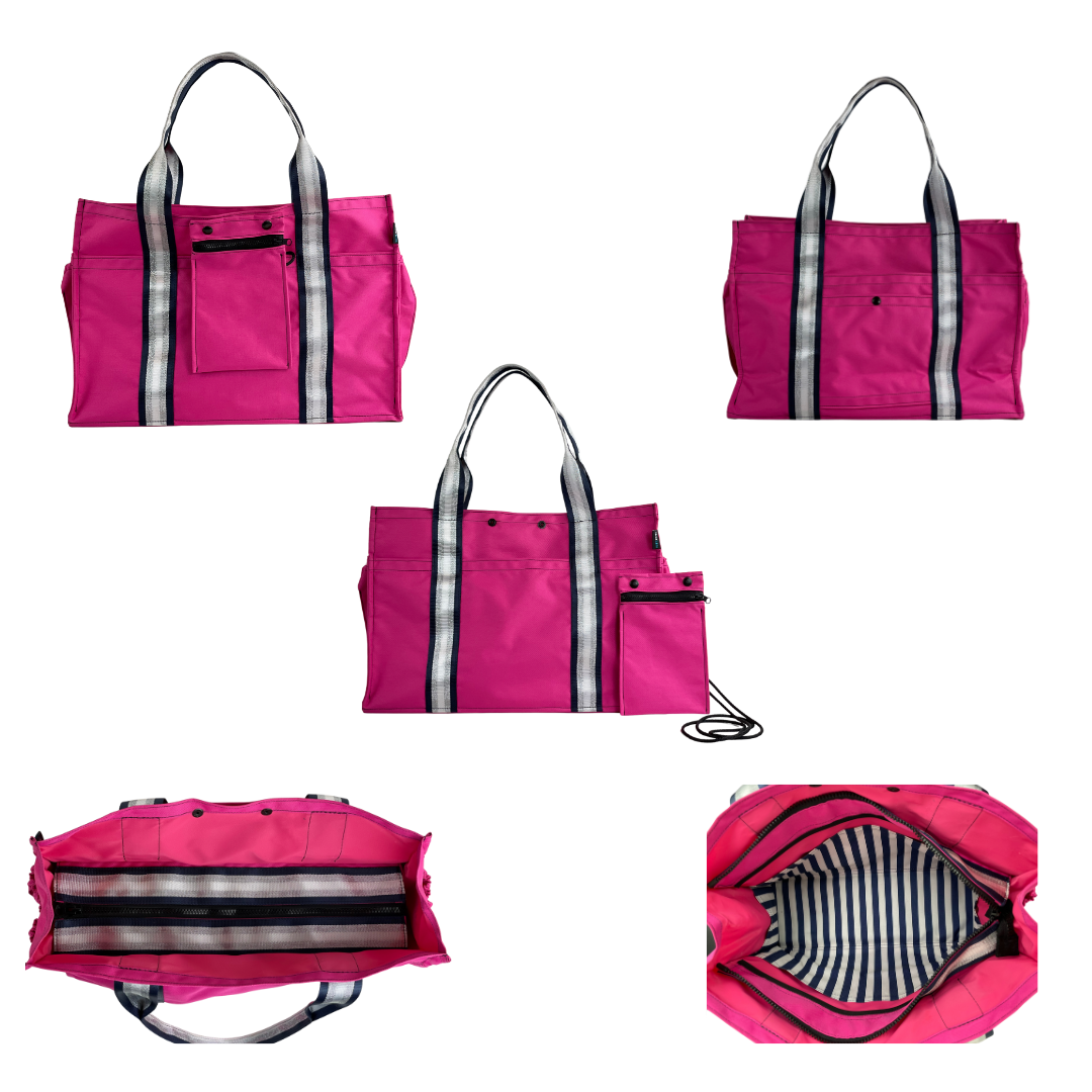 Sydney | Travel Tote with Trolley Sleeve - Work Tote Bag - Everyday Carry
